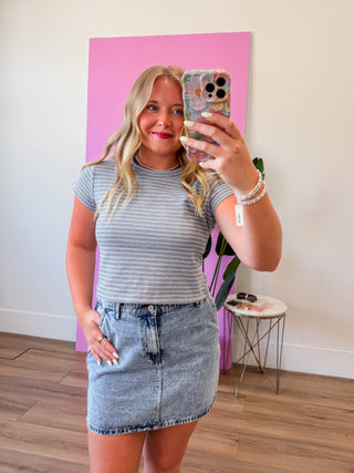 Find Your Soft Striped Tee