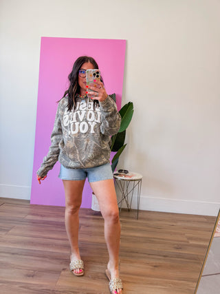 Jesus Loves You Camo Hoodie