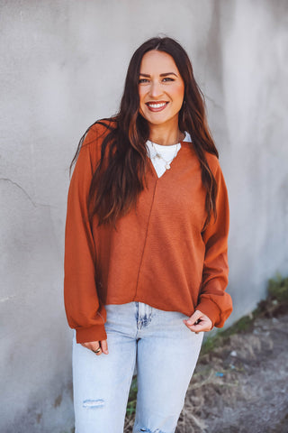 Daphne Knit Top-Yellow