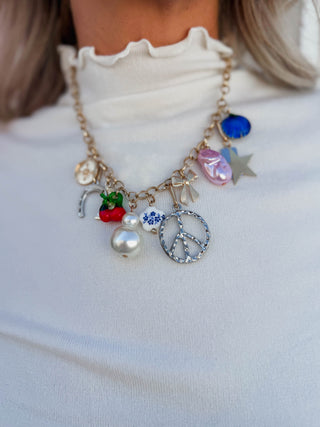 Golden Rule Charm Necklace