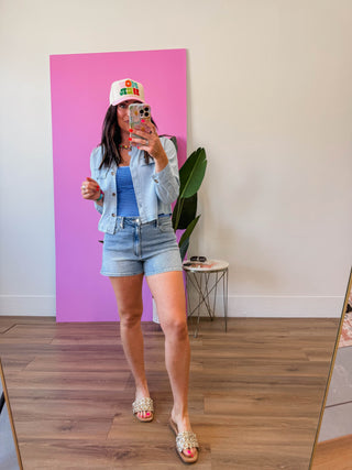 Britt Denim Top