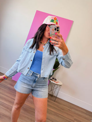Britt Denim Top