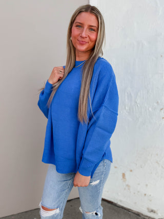 Hannah Sweater-Blue