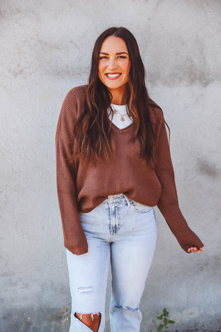 Taryn Sweater-Mocha