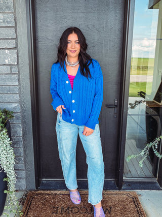 Francesca Cable Knit Cardigan