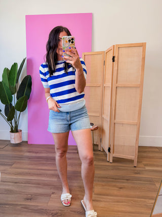 Liv Striped Knit Top