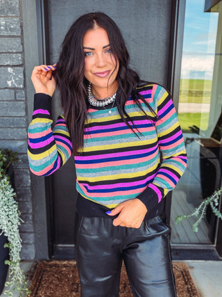 Lydia Striped Sweater