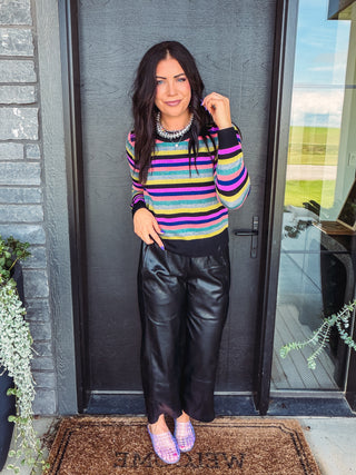 Lydia Striped Sweater
