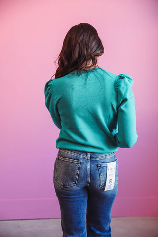 Izzie Sweater-Teal