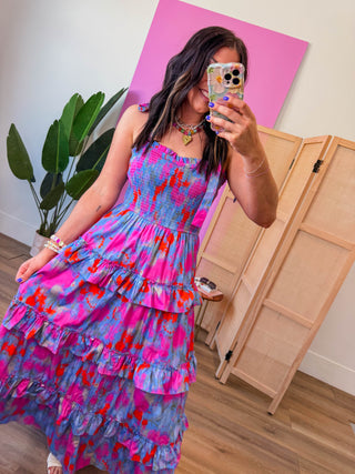 Monet Floral Maxi Dress