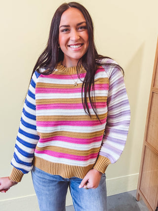 Savannah Color Block Sweater