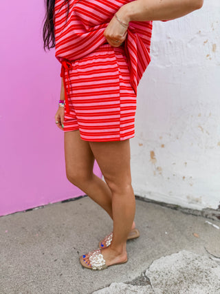 Easygoing Striped Shorts