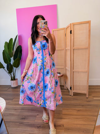 Jordynn Floral Midi Dress