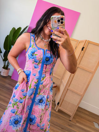 Jordynn Floral Midi Dress