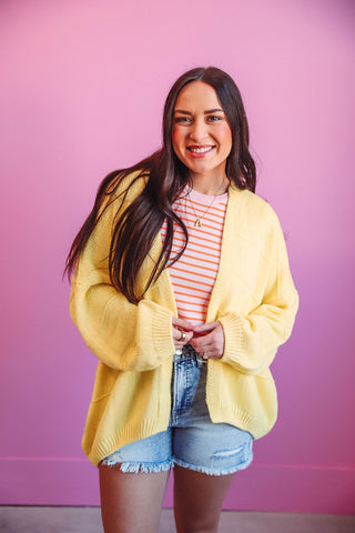 Hadley Cardigan-Lemon