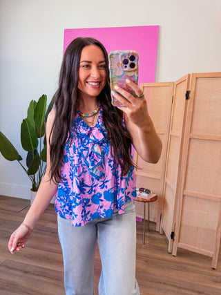 Rachel Floral Tank