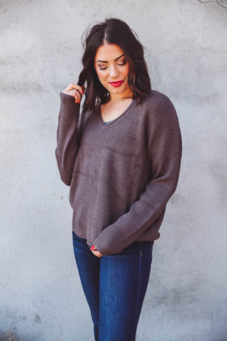 Taryn Sweater-Charcoal