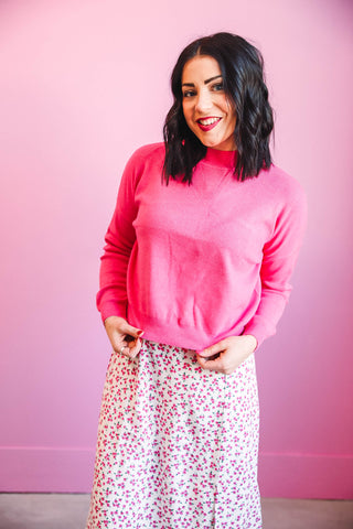 Kaylea Sweater-Pink