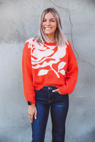 Jodie Floral Sweater