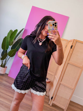 On Repeat Tee-Black