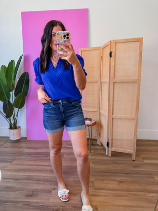 Susannah Top-Royal Blue