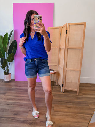 Susannah Top-Royal Blue