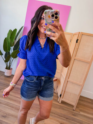 Susannah Top-Royal Blue