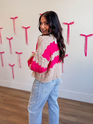 Lydia Striped Cardigan