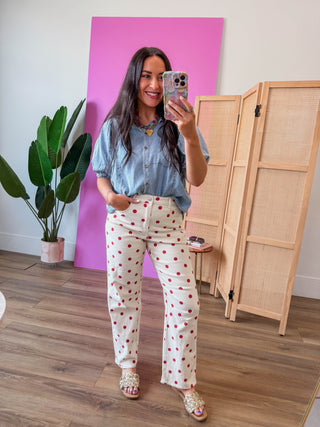 On The Spot Barrel Pants
