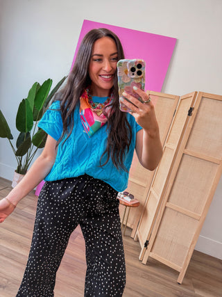 Cynthia Floral Square Scarf-Pink