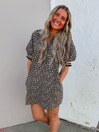Masie Leopard Mini Dress