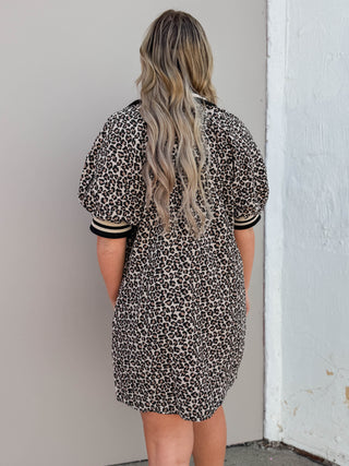 Masie Leopard Mini Dress