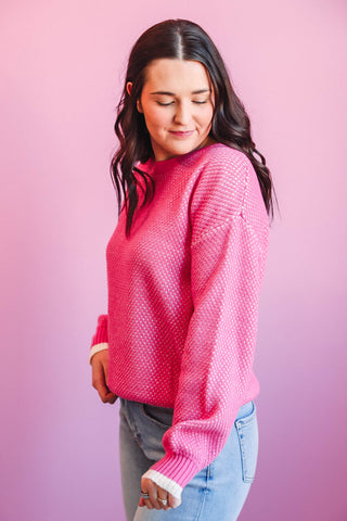 Reagan Sweater-Pink