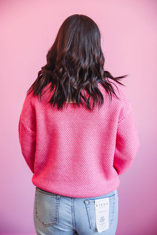 Reagan Sweater-Pink