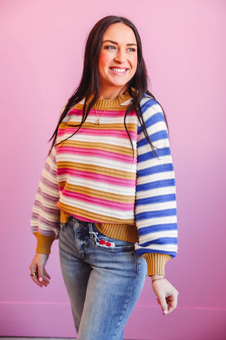 Savannah Color Block Sweater