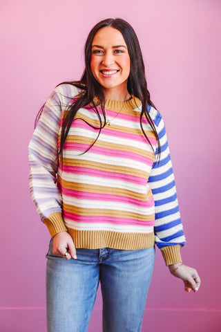 Savannah Color Block Sweater