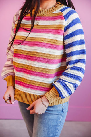 Savannah Color Block Sweater