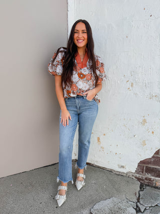 Michelle Floral Top