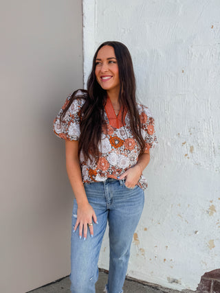 Michelle Floral Top