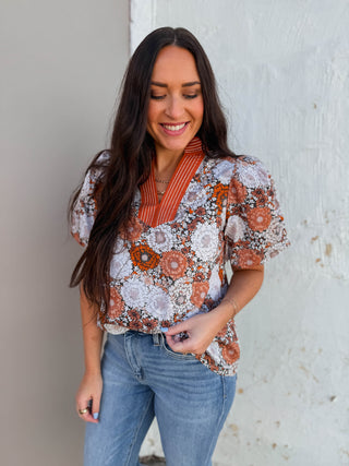 Michelle Floral Top
