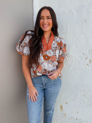 Michelle Floral Top