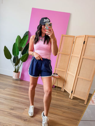 On The Move Tank-Sugar Pink