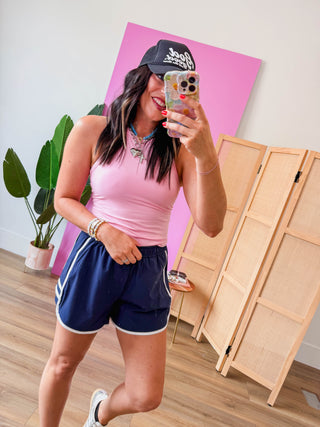 Everyday Move Active Shorts-Navy