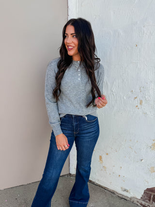 Abbey Henley Sweater
