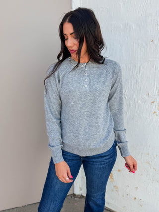 Abbey Henley Sweater