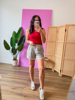 Everyday Move Active Shorts-Stone Taupe