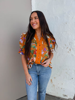 Amy Floral Top