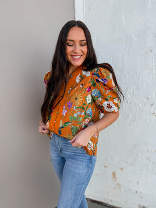 Amy Floral Top