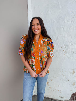 Amy Floral Top