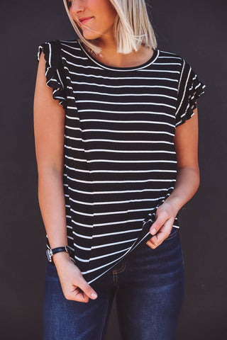 Marie Striped Top